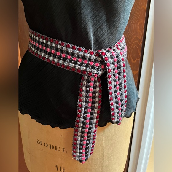 Multi Bright Tie Sash - Picture 2 of 5